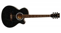 Violão Phoenix Eletroacústico Western Cutaway Aço Tuner Digital